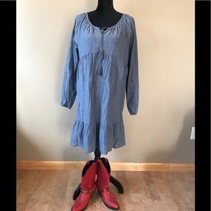 ❤️Cute blue cowgirl dress, size M
